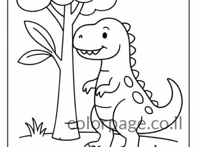 דפי צביעה דינוזאור