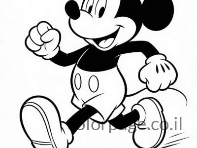 דפי צביעה מיקי מאוס