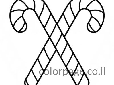 דפי צביעה ממתקים