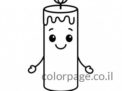 דפי צביעה חנוכה