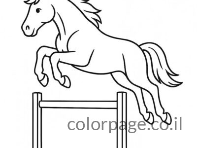 דפי צביעה סוס