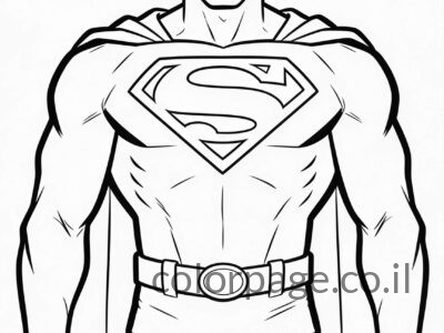 דפי צביעה סופרמן