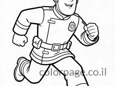 דפי צביעה סמי הכבאי