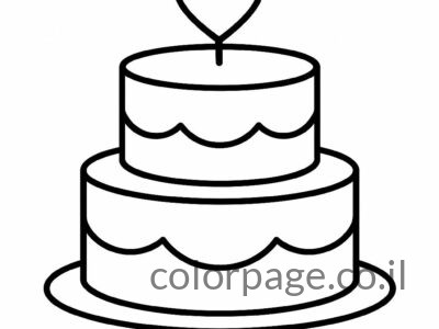 דפי צביעה עוגות