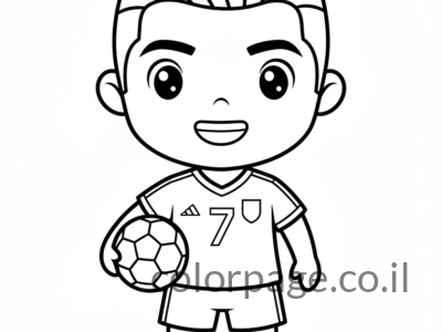 דפי צביעה רונאלדו