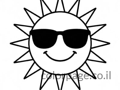 דפי צביעה שמש